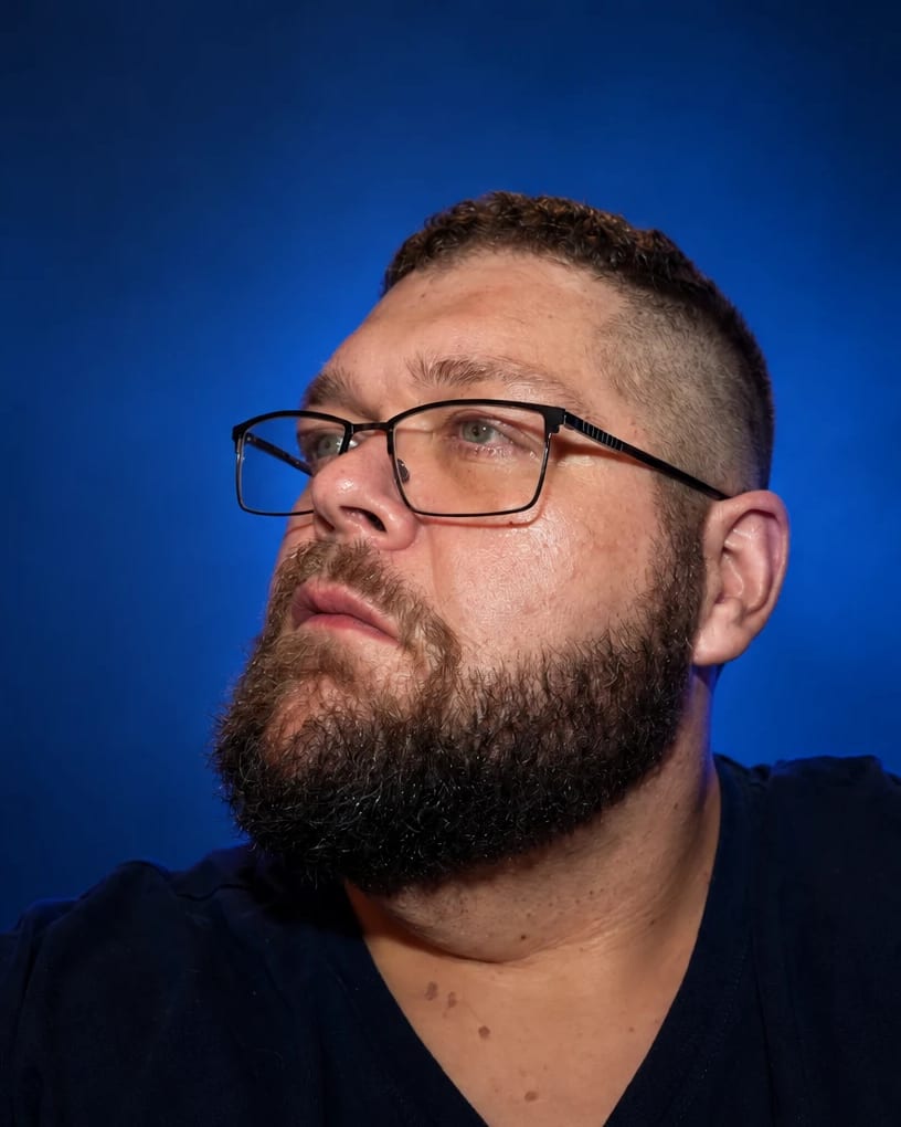 Portrait of Joshua Greenway, founder of 35/63 Media
